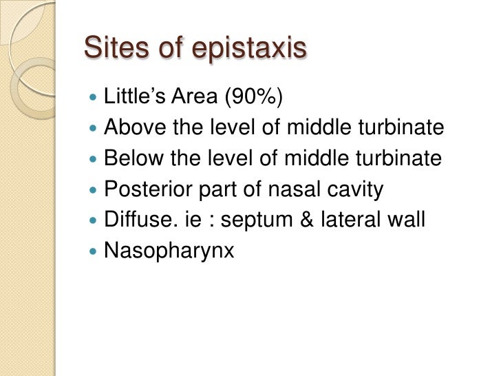 Epistaxis ent