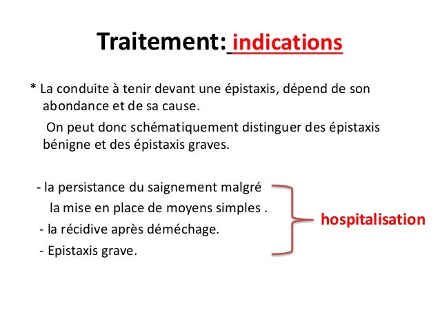 Epistaxis mh
