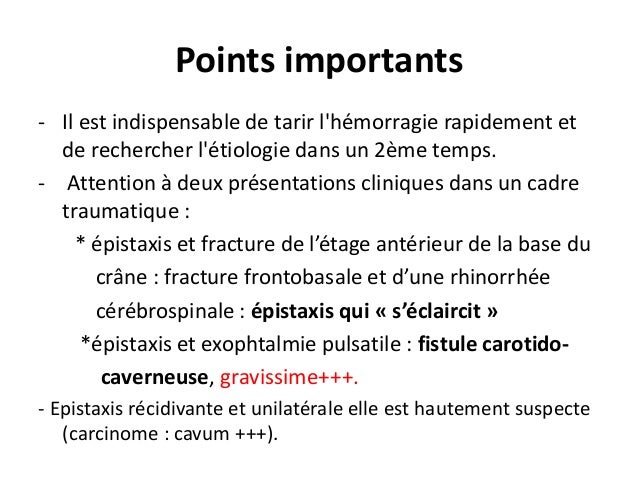 Epistaxis mh