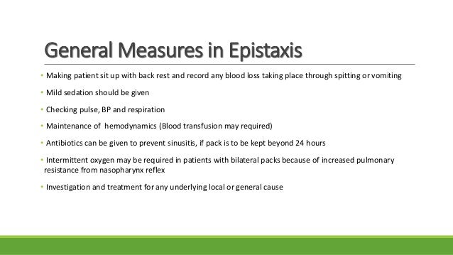 Epistaxis Epistaxis