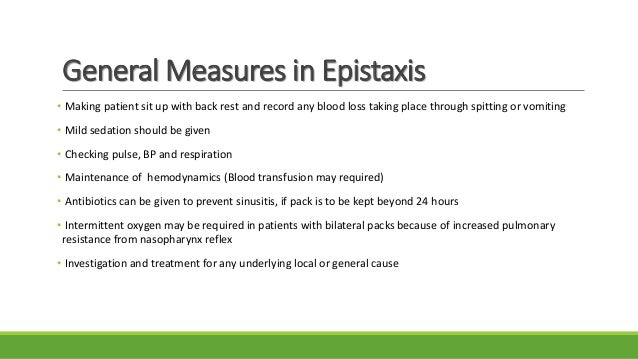 Epistaxis