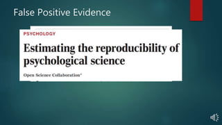 False Positive Evidence
 