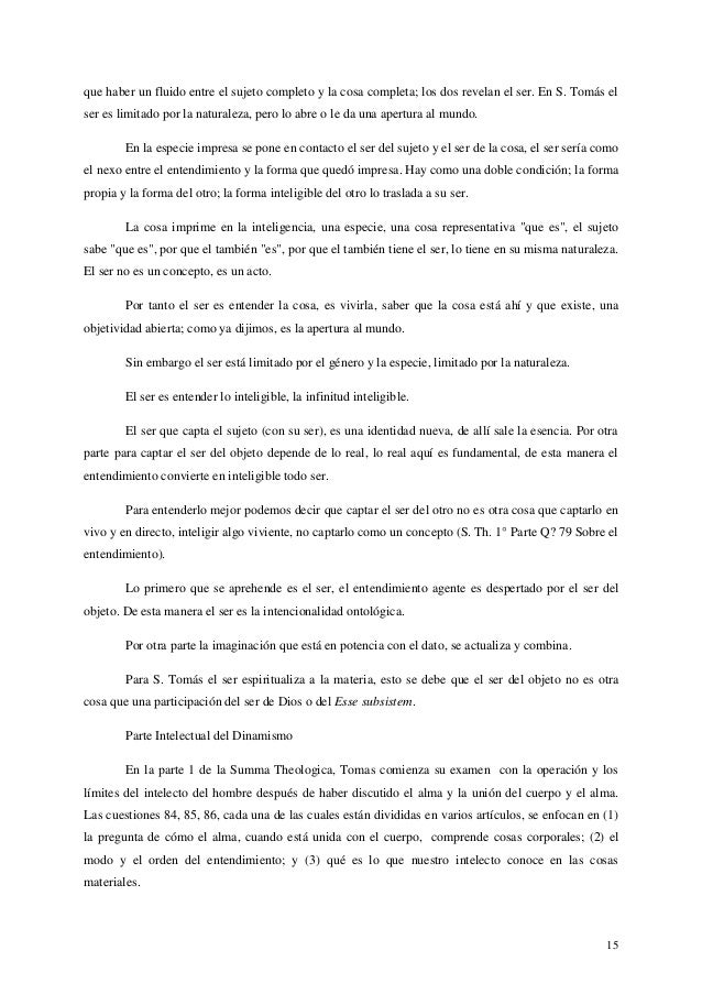 Epistemología de santo tomás (documento)