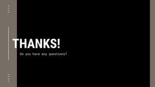 CREDITS: This presentation template
was created by Slidesgo, including
icons by Flaticon, and infographics &
images by Freepik
THANKS!
Do you have any questions?
 