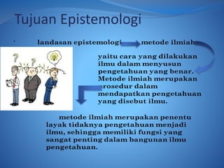 Tujuan Epistemologi
.
 