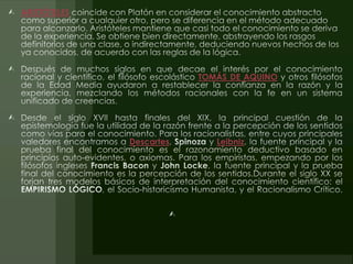 ARISTÓTELES




                          TOMÁS DE AQUINO




              Descartes      Leibniz
 