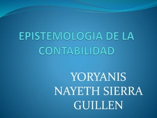 YORYANIS
NAYETH SIERRA
GUILLEN
 