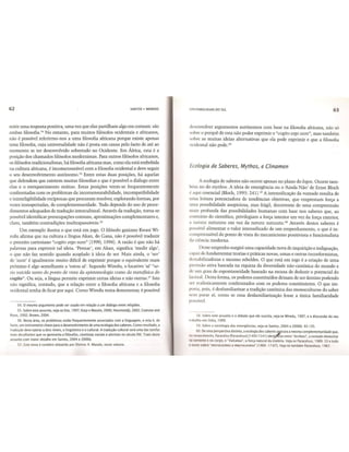 Epistemologias do sul - cap 1