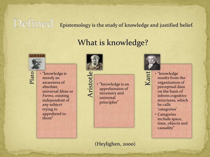 Epistemology