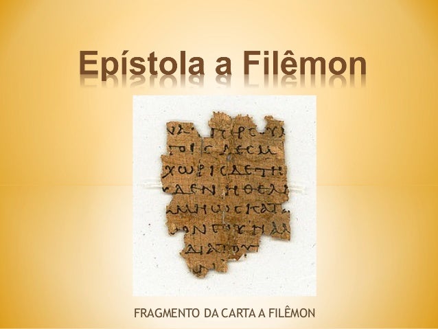 Epistola a filemon