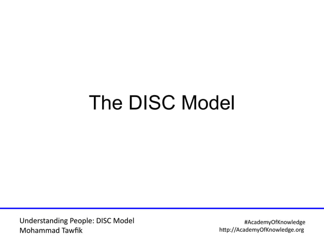 DISC Personality Model | PDF | Science