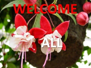 WELCOME
ALL
 