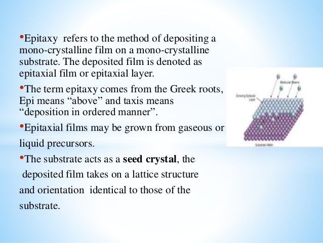 Epitaxy Growth - 