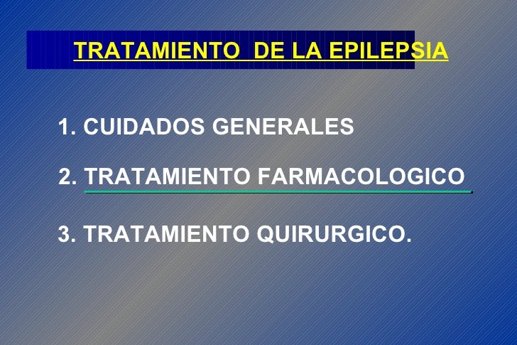 tratamiento de epilepsia