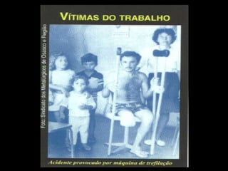  PREJUÍZO PARA A EMPRESA: Interrupção da produção, quebra de
máquina, substituição de profissional, queda da produtividade e perda
de tempo.
CONSEQÜÊNCIAS DO ACIDENTE DE TRABALHO
 PERDAS SALARIAIS: Em caso de afastamento superior a 15 dias, o pagamento
passa a ser feito pela Previdência Social, sendo pago um percentual de 91% do
salário dos últimos 36 meses de trabalho.
 DANOS PSICOLÓGICOS: Além do sofrimento físico com o ferimento e
o tratamento, às vezes prolongado e oneroso, o abatimento psicológico é
inevitável. Caso ocorra danos físicos permanentes, o funcionário sentirá
dificuldades de retornar ao mercado de trabalho sentindo-se humilhado.
Sem falar do sofrimento da família que sofre com as conseqüências de
um acidente grave, podendo passar por uma desestruturação, inclusive
financeira.
 