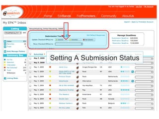 Setting A Submission Status