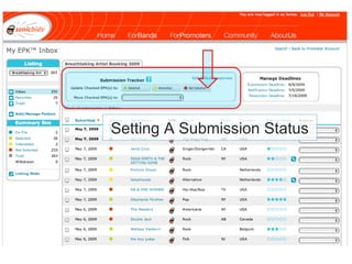 Setting A Submission Status