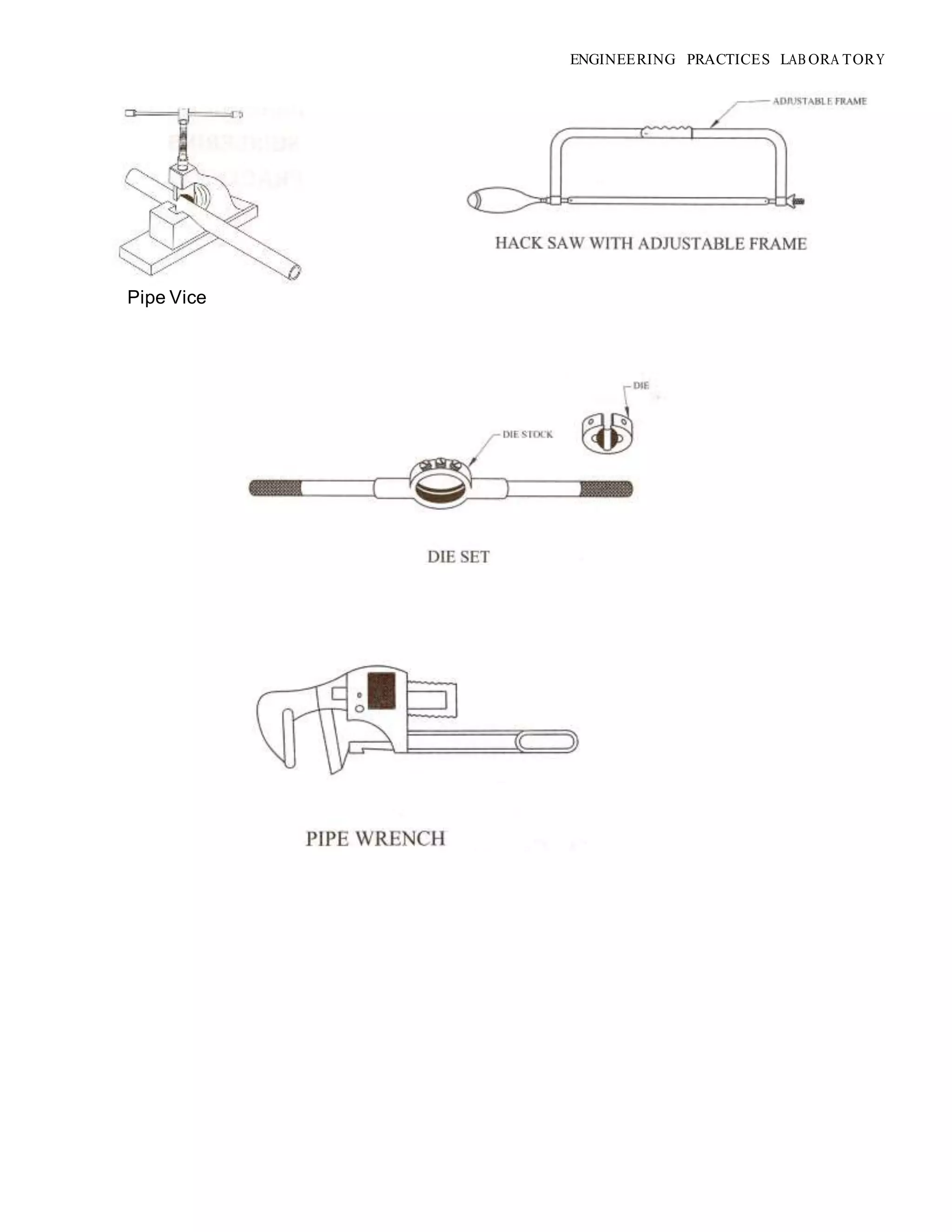 Pipe Vice
ENGINEERING PRACTICES LAB ORA TORY
 