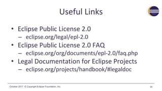 Overview of the Eclipse Public License version 2.0 | PDF