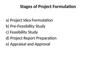 PROJECT IDENTIFICATION AND PROJECT REPORT | PPTX