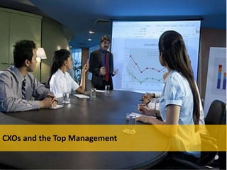 CXOs and the Top Management
 