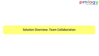 Solution Overview: Team Collaboration
 