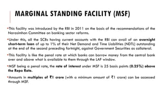 Msf Rate Comprehensive Overview of Monetary Policy in India: Tools, Objectives ...