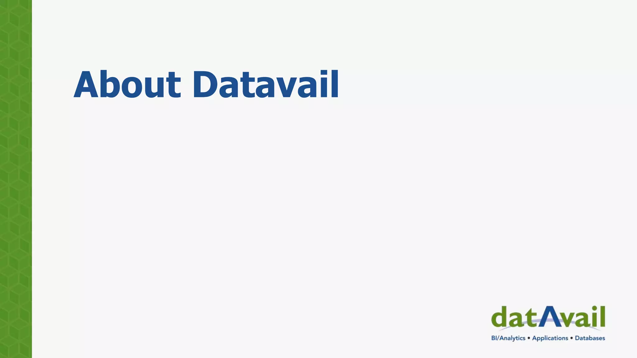 About Datavail
 
