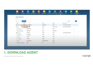 © Copyright 2007-2020 Inspirage. All rights reserved.12
1. DOWNLOAD AGENT
 