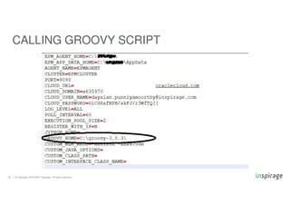 © Copyright 2007-2020 Inspirage. All rights reserved.33
CALLING GROOVY SCRIPT
 