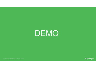 © Copyright 2007-2020 Inspirage. All rights reserved.© Copyright 2007-2020 Inspirage. All rights reserved.
DEMO
35
 