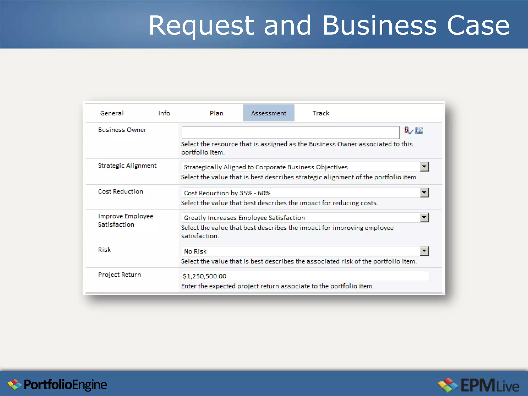 Request and Business Case
 