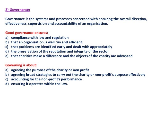 non profit charities