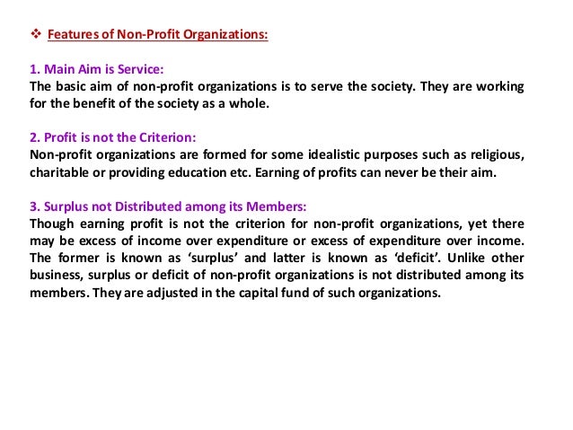 performance evaluation parameters for non profit organisations