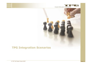 TPG Integration Scenarios



© TPG The Project Group GmbH   Slide 23
 