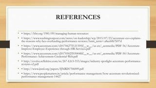 Accenture Performance The Performance Management Revisited Accenture | PPTX