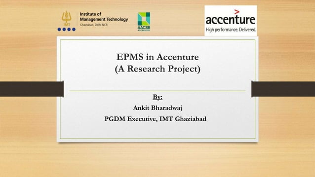 The Performance Management Revisited Accenture | PPT