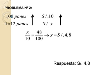 PROBLEMA Nº 2:Respuesta: S/. 4,8