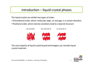 Nonlocal effects in models of liquid crystal materials | PDF