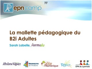 yy La mallette pédagogique du B2i Adultes Sarah Labelle,  