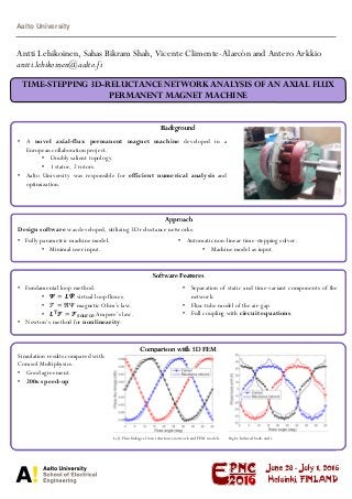 Background
Aalto University
Antti Lehikoinen, Sahas Bikram Shah, Vicente Climente-Alarcón and Antero Arkkio
antti.lehikoin...