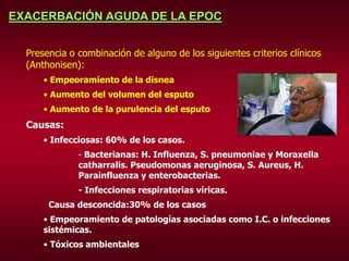Enfermedad pulmonar obstructiva crónica | PPTX