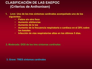 Enfermedad pulmonar obstructiva crónica | PPTX