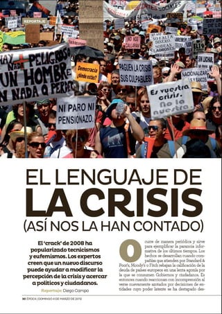 El lenguaje de la crisis, de Diego Campo