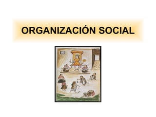 ORGANIZACIÓN SOCIAL 