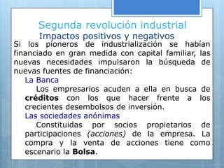Segunda revolución industrialCulturaEste período , como en la Primera Revolución Industrial, se caracterizó por el desempleo en el campo y la migración de los trabajadores empobrecidas de las zonas rurales a las ciudades en busca de empleo en la industria. La abundancia de oferta de mano de obra , que incluía niños y mujeres, está estrechamente vinculada a la reducción de los salarios y el deterioro de las condiciones de trabajo. También fue notable la expansión del número de trabajadores asalariados que formaban sindicatos.