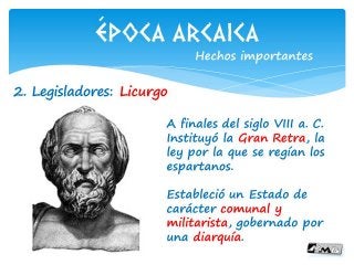 La edad oscura y la época arcaica de Grecia