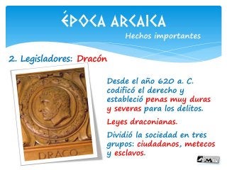 La edad oscura y la época arcaica de Grecia