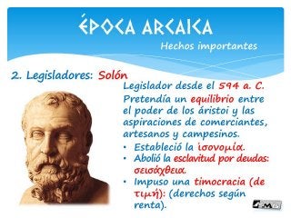 La edad oscura y la época arcaica de Grecia
