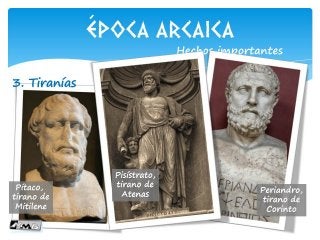 La edad oscura y la época arcaica de Grecia